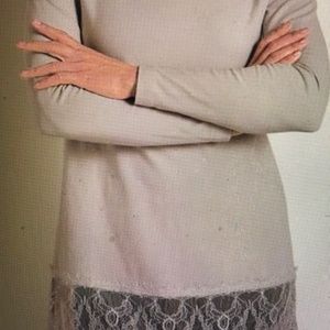 Soft Surroundings Madame Lace Tee